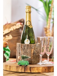 STÄNDER RUND HOLZ RINDE DIA 13 X 11CM