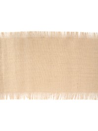 JUTE TABLE RUNNER W/FRINGED EDGES 29CM X 5M
