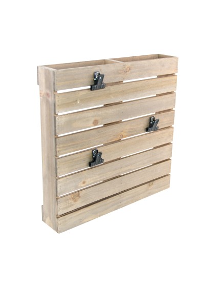 WALL WOODEN PALLET 29.5CM X 29.5CM X 7.5CM