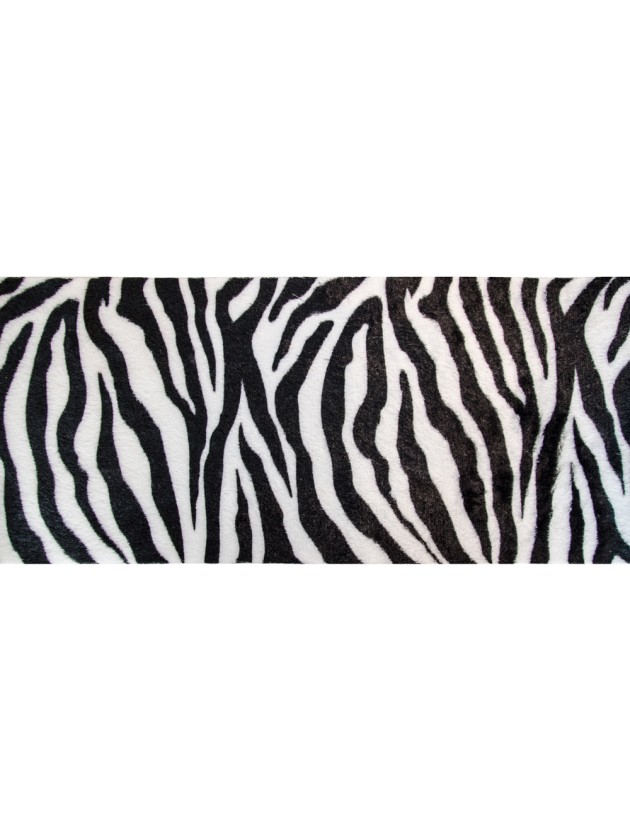 TISCHLÄUFER KUNSTFELL ZEBRE 30CM X 3M