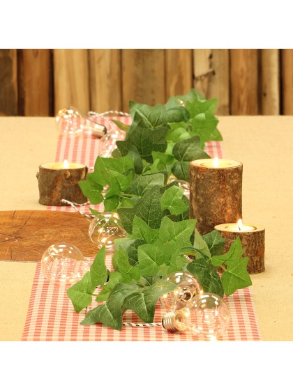 GARL 10 LARGE BULBS WARM WHITE 30 LED 365CM