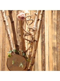 3 SEILES JUTE FLEXIBLE MIT/ 3 GLÜHBIRNEN LED 1M