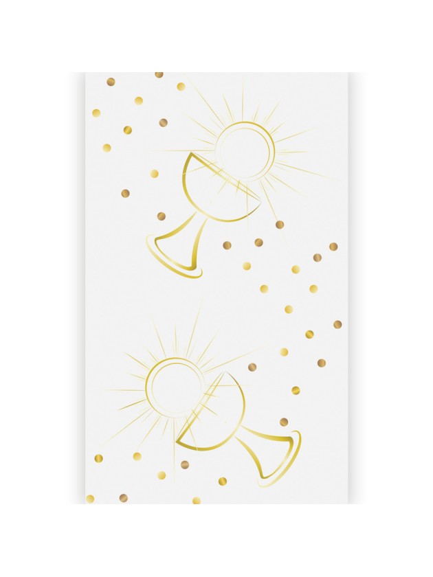 ELEGANCE MATT GOLD CHALICE TABLE RUNNER 28CM X 5M