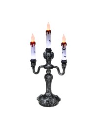 CANDELABRE LUMINEUX 3 BRANCHES 17.5CM X 10CM X 40CM