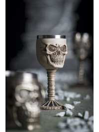 KELCH KUNSTHARZ TOTENKOPF 7.5CM X 7.5CM X 18.5CM - 200ML