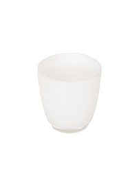 WINDLICHT GLAS WEISS PERLE DIA 8.5CM X 9CM