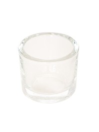 KERZENHALTER GLAS RUND TRANSPARENT DIA 6.5CM X 5.7CM