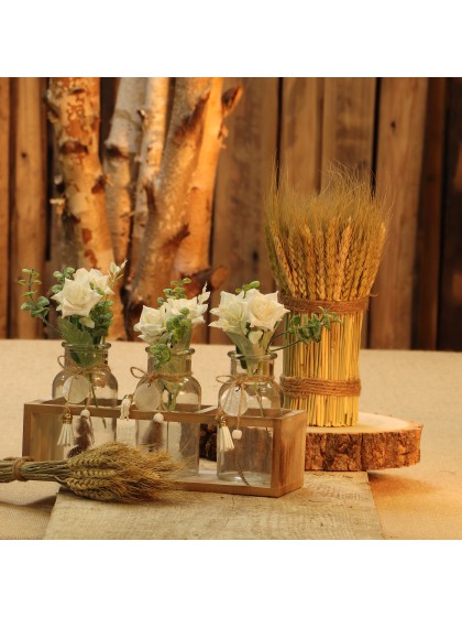 BUNCH OF 24 WHEAT HEADS 35CM