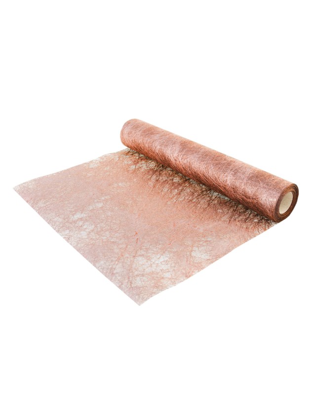PINK GOLD GLOSSY TABLE RUNNER 30CM X 10M
