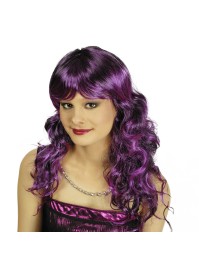 PERÜCKE SUSI VIOLETT UND SCHWARZ 