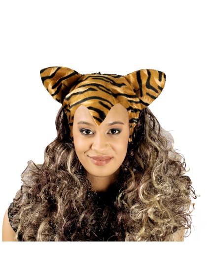 WIG BROWN WITH TIGERS EARS 