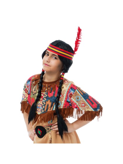 PERRUQUE INDIENNE FILLE 