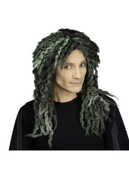 WIG DREADLOCKS BLACK GREEN 