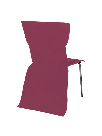 6 HOUSSES DE CHAISE INTISSE FUCHSIA 