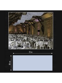 DEKOSTOFF BLAU PASTELL 80CM X 25M
