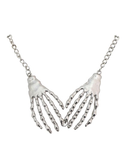 SKELETON HANDS NECKLACE 