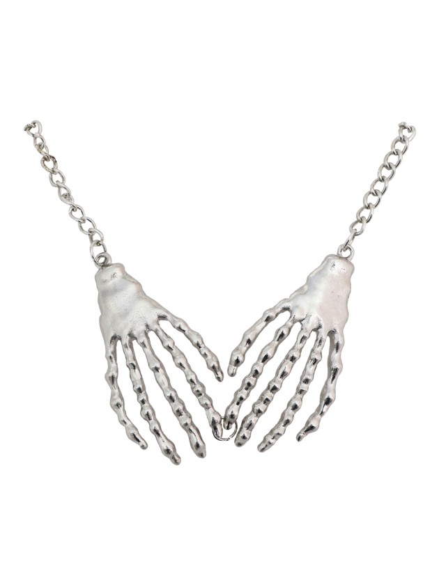 SKELETON HANDS NECKLACE 