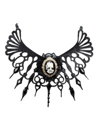 TOUR DE COU GOTHIQUE NOIR 