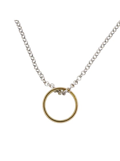 HALSKETTE MIT RING GOLD 