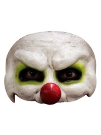DEMI MASQUE LATEX CLOWN EFFRAYANT 