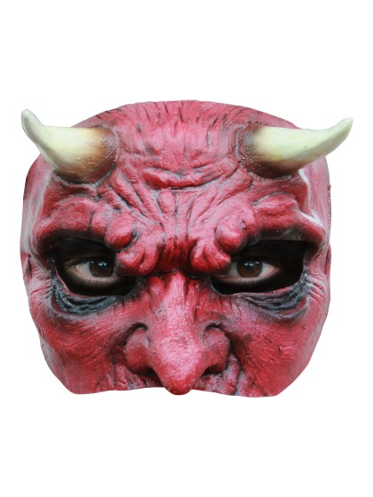 DEMI MASQUE LATEX DIABLE 