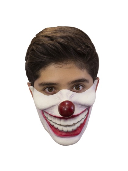 DEMI MASQUE BOUCHE CLOWN 