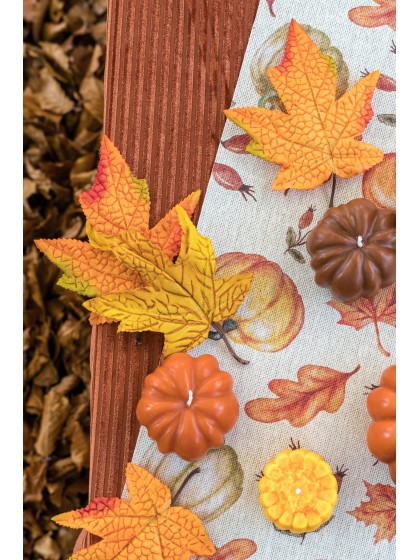 BEUTEL 12 BLÄTTER ERABLE STOFF CA. 14CM X 10CM