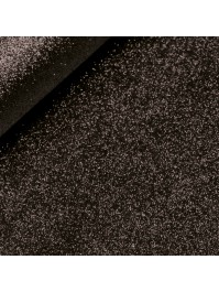 CHEMIN DE TABLE PAILLETTES PREMIUM NOIR 30CM X 5M
