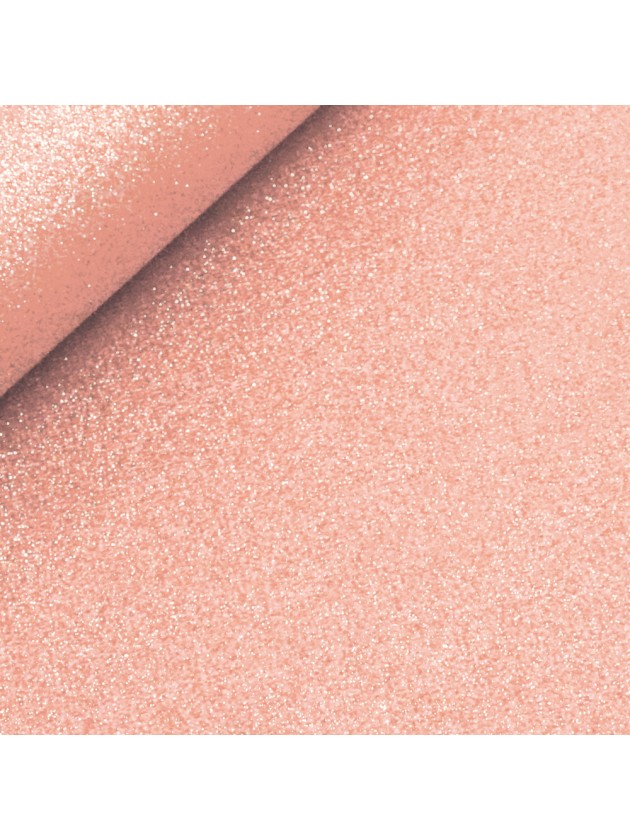 CHEMIN DE TABLE PAILLETTES PREMIUM OR ROSE 30CM X 5M