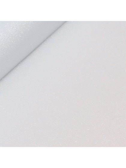 WHITE IRIDESCENT 10GSM GLITTER NON WOVEN TABLE RUNNER PREMIER QUALITY 30CM X 5M