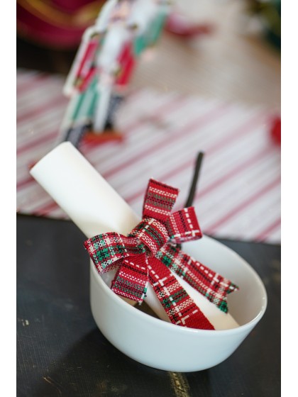 3 SCOTTISH BOWS 10CM X 12.7CM