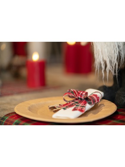 3 SCHLEIFEN TARTAN 10CM X 12.7CM