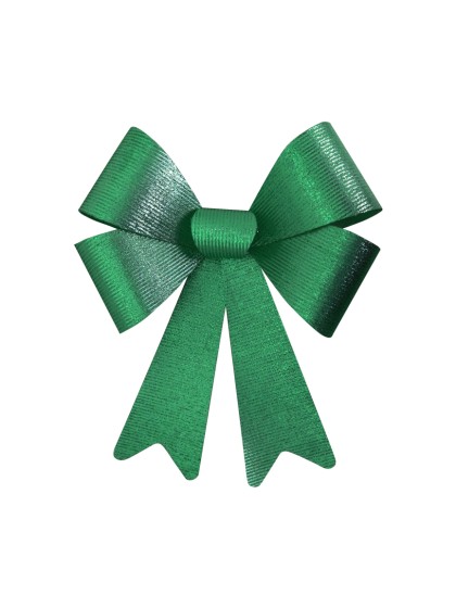 1 NOEUD VERT BRILLANT 36.5CM X 50.8CM