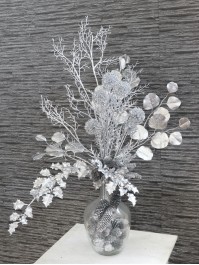 BRANCHAGE ALLIUM ARGENT MAT 76CM