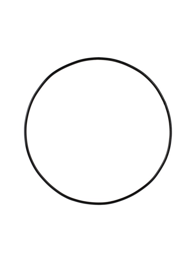 COURONNE METAL NOIR DIA 45CM