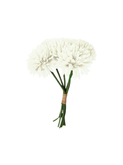 BLUMENSTRAUSS 6 DAHLIEN WEISS 26CM