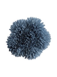 BOUQUET 6 DAHLIAS BLEU DENIM DIA 13CM X 26CM