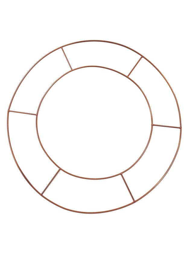 SUSPENSION METAL OR CHAMPAGNE A GARNIR DIA 60CM / DIA 3.8MM