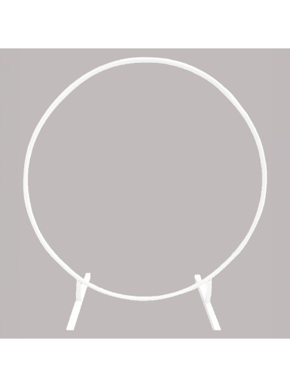 BOGEN CEREMONIE RING METALL WEISS 2M/ DIA 19MM