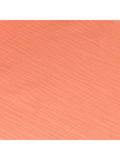 TABLE RUNNER COTTON EMBOSSED TANGERINE 26CM X 3M