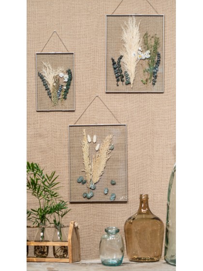 FOTORAHMEN METAL/VERRE GOLD 20CM X 30CM