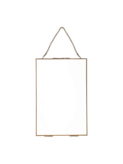 FOTORAHMEN METAL/VERRE GOLD 30CM X 40CM