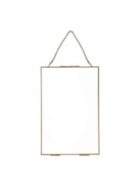 FOTORAHMEN METAL/VERRE GOLD 30CM X 40CM