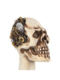 STOCK METALL TOTENKOPF STEAMPUNK 93CM