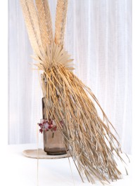 BLUMENSTRAUSS RAPHIA AUS BAMBUS 250G 110CM