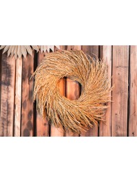 COURONNE FEUILLES SECHEES DIA 38CM