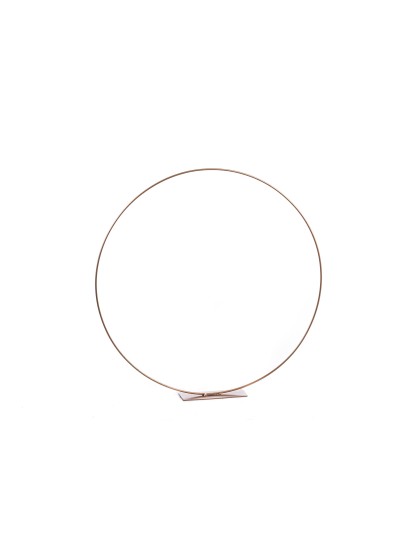 TISCHDEKORATION RING METALL GOLD 50CM