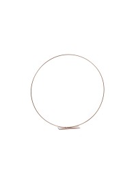 TISCHDEKORATION RING METALL GOLD 50CM