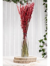 BLUMENSTRAUSS HAFER ROT CA. 65GR CA. 65CM