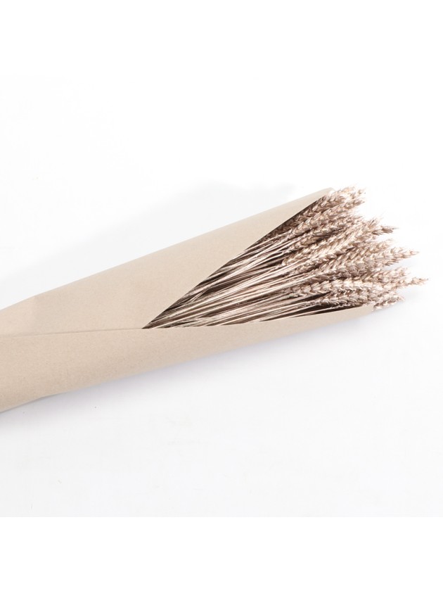 BLUMENSTRAUSS WEIZEN GOLD ROSA CA. 100GR CA. 65CM